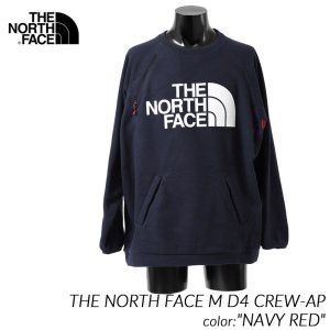 日本未発売 THE NORTH FACE M D4 CREW-AP ”NAVY RED” ザ ノースフェイス スウェット ( 海外限定 スエット トレーナー フリース NF0A7WBCRG1 )