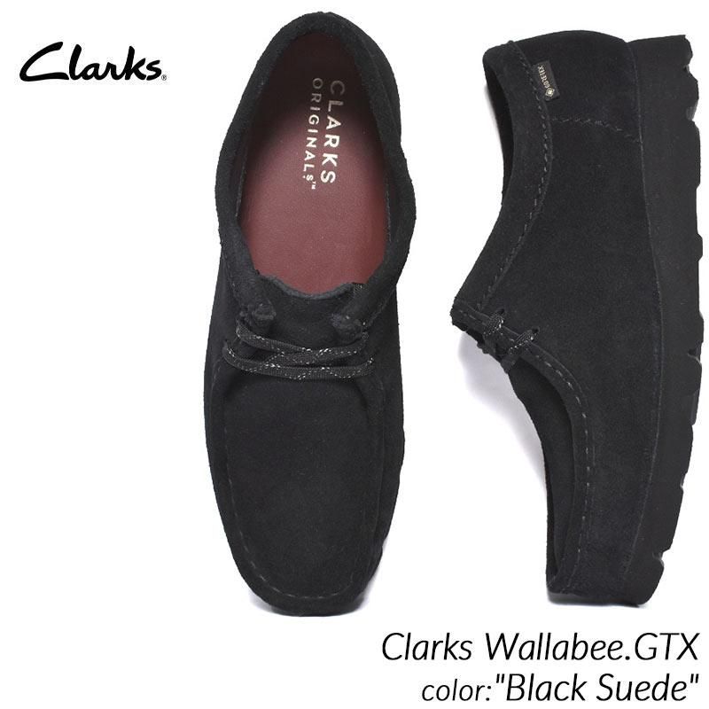 CLARKS wallabee ワラビー ゴアテックス gore-tex 黒