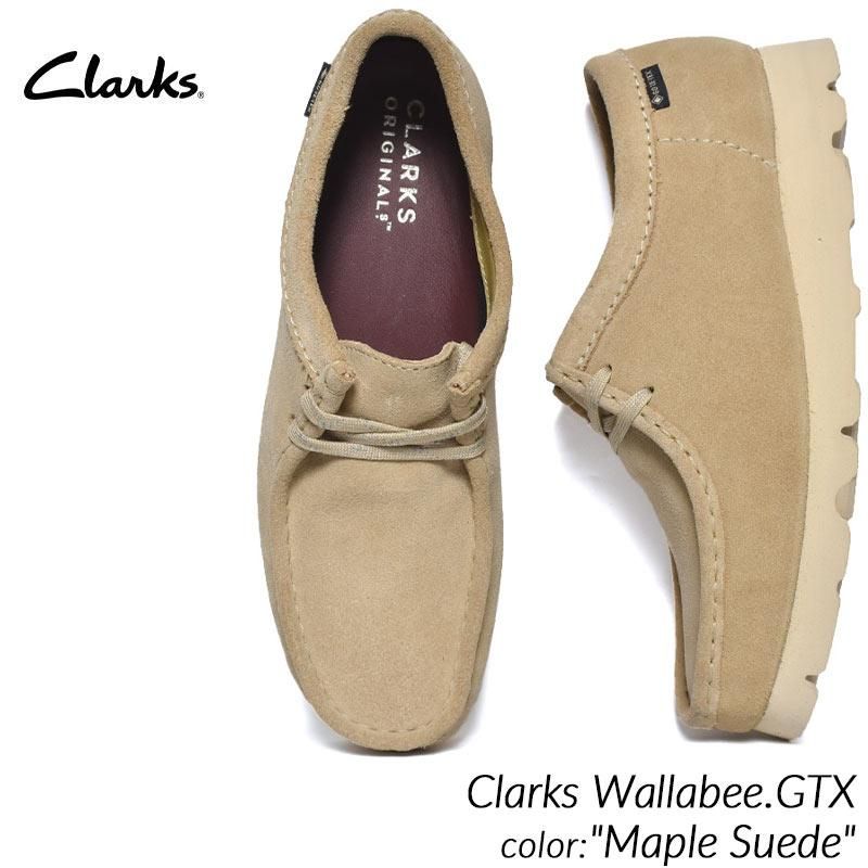 Clarks Wallabee GORE-TEX 26.5cm Maple - スリッポン/モカシン