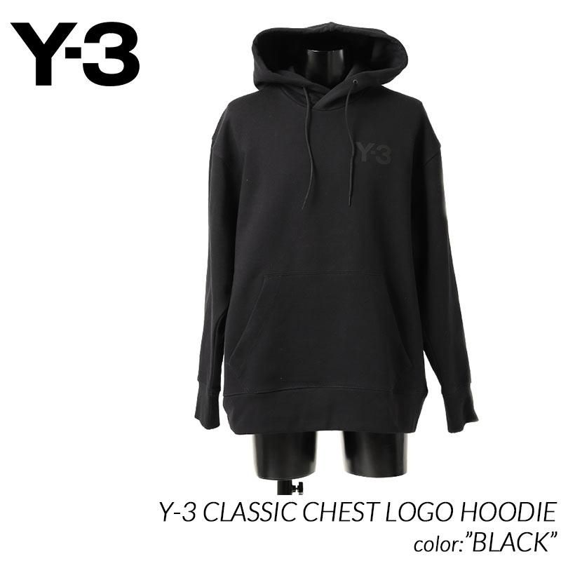 Y-3 CLASSIC CHEST LOGO HOODIE ”BLACK” ワイスリー クラシック チェストロゴ パーカー ( 黒 ブラック フーディ  メンズ GV4198 ) - 海外限定 日本未発売 希少モデル スニーカー ショップ シューズ 大阪 北堀江 プレシャスプレイス【 IMPORT  SHOES u0026 CLOTHES SHOP