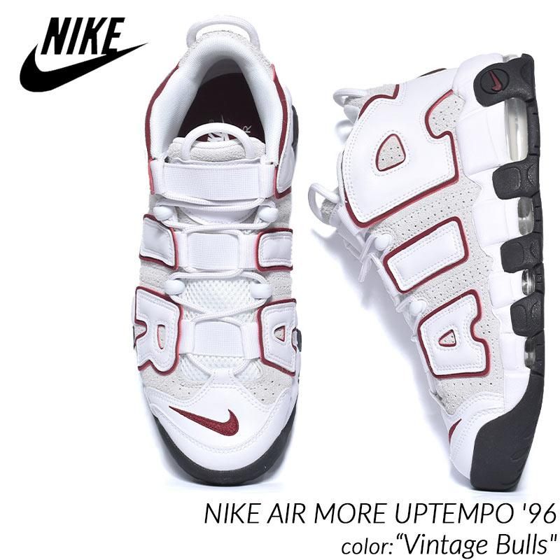 日本未発売 NIKE AIR MORE UPTEMPO '96 “Vintage Bulls ナイキ エア モア アップテンポ スニーカー (  海外限定 モアテン FB1380-100 ) - 海外限定 日本未発売 希少モデル スニーカー ショップ シューズ 大阪 北堀江 プレシャスプレイス【  IMPORT SHOES u0026 CLOTHES