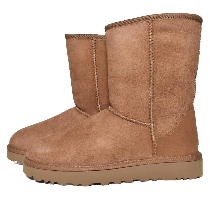 UGG WOMENS CLASSIC SHORT II CHESTNUT  ࡼȥ֡ 饷å 硼 2 ǥ ( ١ 㿧 BOOTS 1016223 )