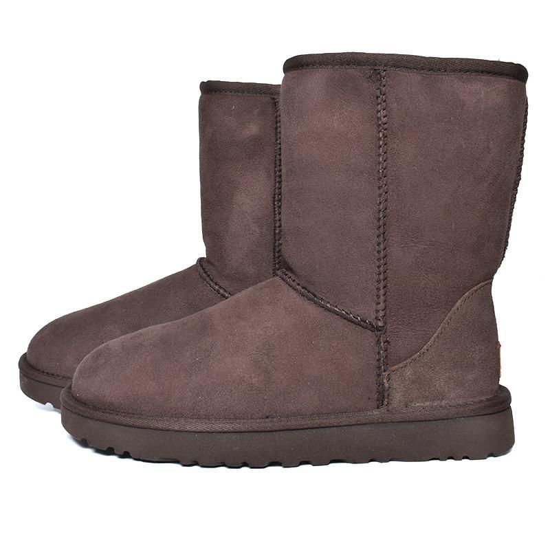 UGG WOMENS CLASSIC SHORT II CHOCOLATE  ࡼȥ֡ 饷å 硼 2 ǥ ( 祳졼 㿧 BOOTS 1016223 )