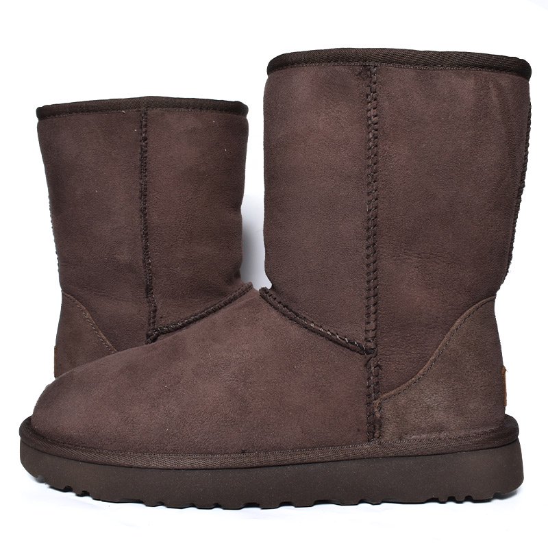 UGG WOMENS CLASSIC SHORT II CHOCOLATE アグ ムートンブーツ