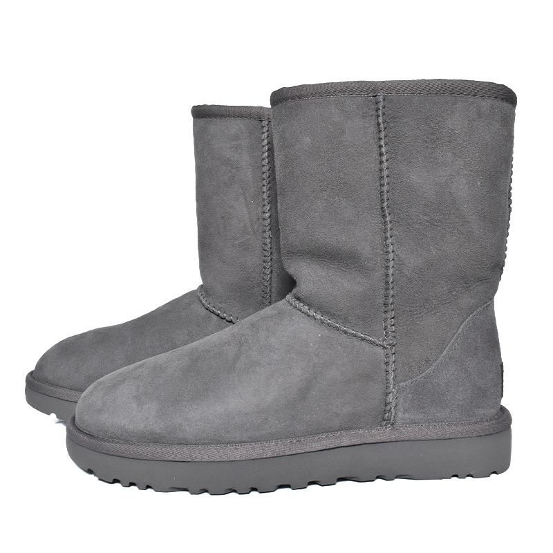 UGG WOMENS CLASSIC SHORT II GREY  ࡼȥ֡ 饷å 硼 2 ǥ ( 졼  BOOTS 1016223 )
