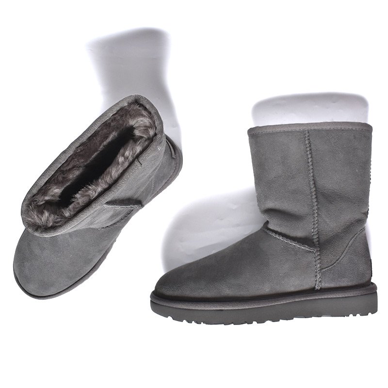 UGG WOMENS CLASSIC SHORT II GREY アグ ムートンブーツ クラシック