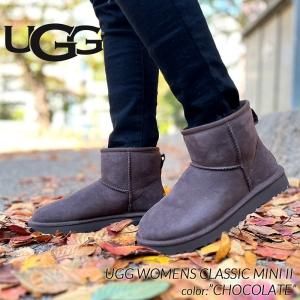 UGG WOMENS CLASSIC MINI II BLACK アグ ムートンブーツ クラシック