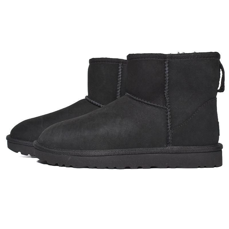 UGG WOMENS CLASSIC MINI II BLACK  ࡼȥ֡ 饷å ߥ 2 ǥ (  ֥å BOOTS 1016222 )