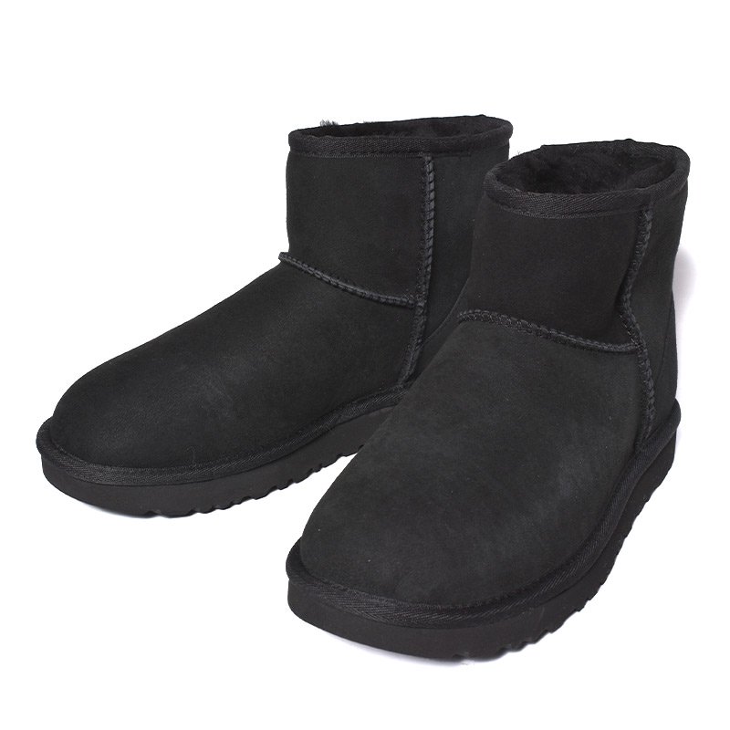 UGG WOMENS CLASSIC MINI II BLACK アグ ムートンブーツ クラシック