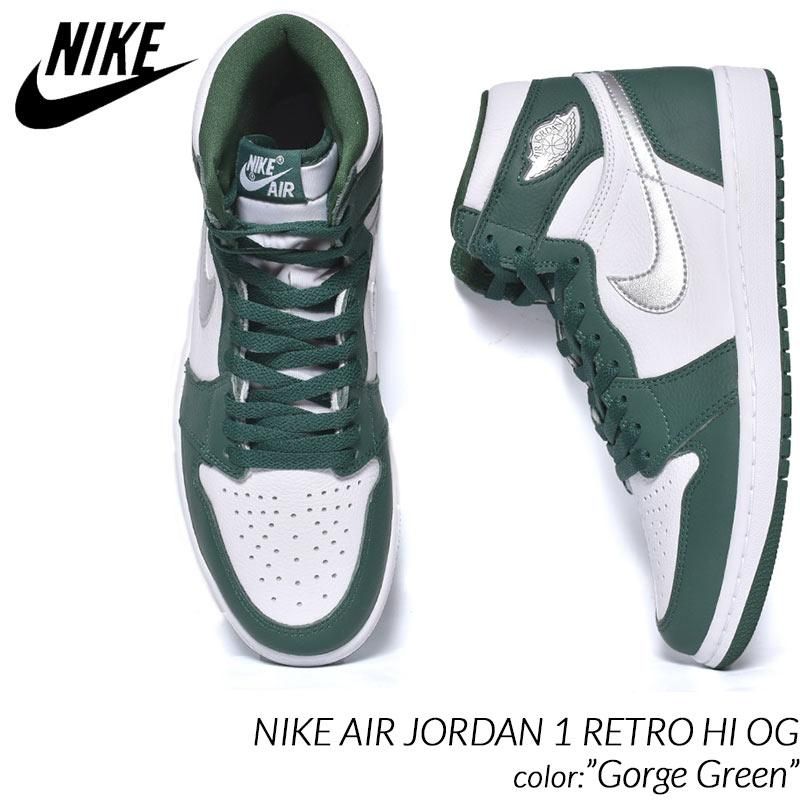 日本未発売 NIKE AIR JORDAN 1 RETRO HI OG Gorge Green ナイキン ジョーダン 1 レトロ ハイ スニーカー  ( 海外限定 グリーン DZ5485-303 ) - 海外限定 日本未発売 希少モデル スニーカー ショップ シューズ 大阪 北堀江  プレシャスプレイス【 IMPORT