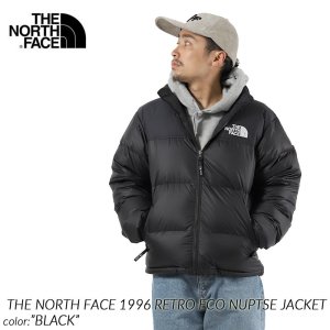 日本未発売 THE NORTH FACE 1996 RETRO ECO NUPTSE JACKET BLACK ザ ノースフェイス レトロ ヌプシ ジャケット (海外限定 ダウン NJ1DN75A)