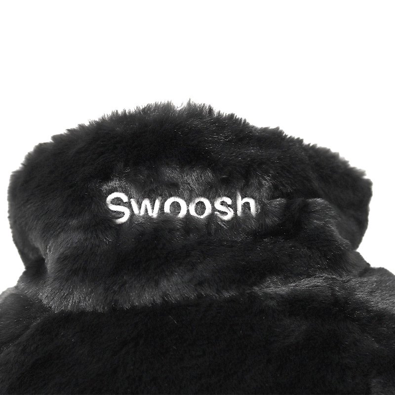 日本未発売 NIKE NSW BIG SWOOSH FUR JACKET BLACK ナイキ ビッグ