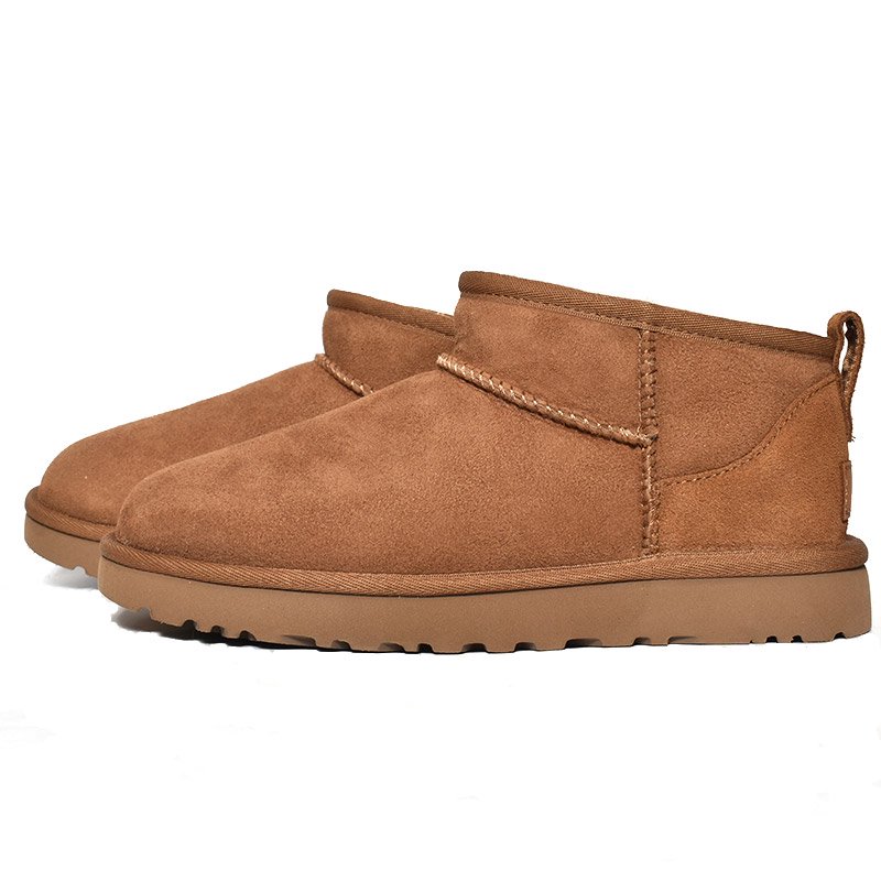 UGG WOMEN CLASSIC ULTRA MINI CHESTNUT アグ ムートンブーツ