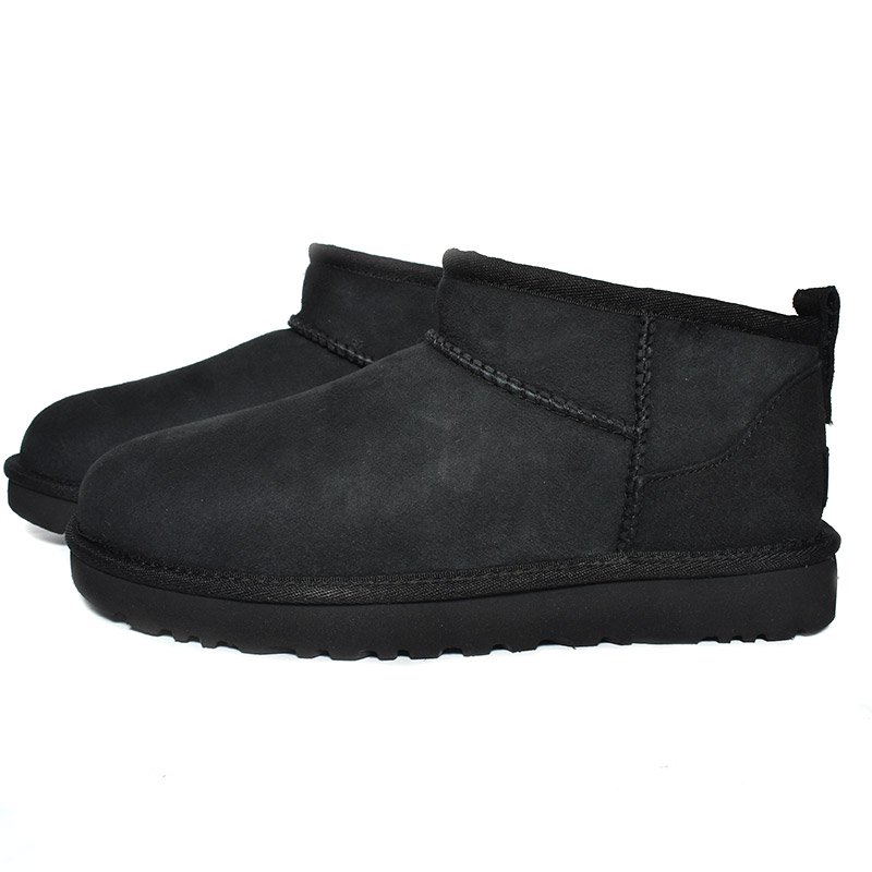 UGG WOMEN CLASSIC ULTRA MINI BLACK アグ ムートンブーツ クラシック