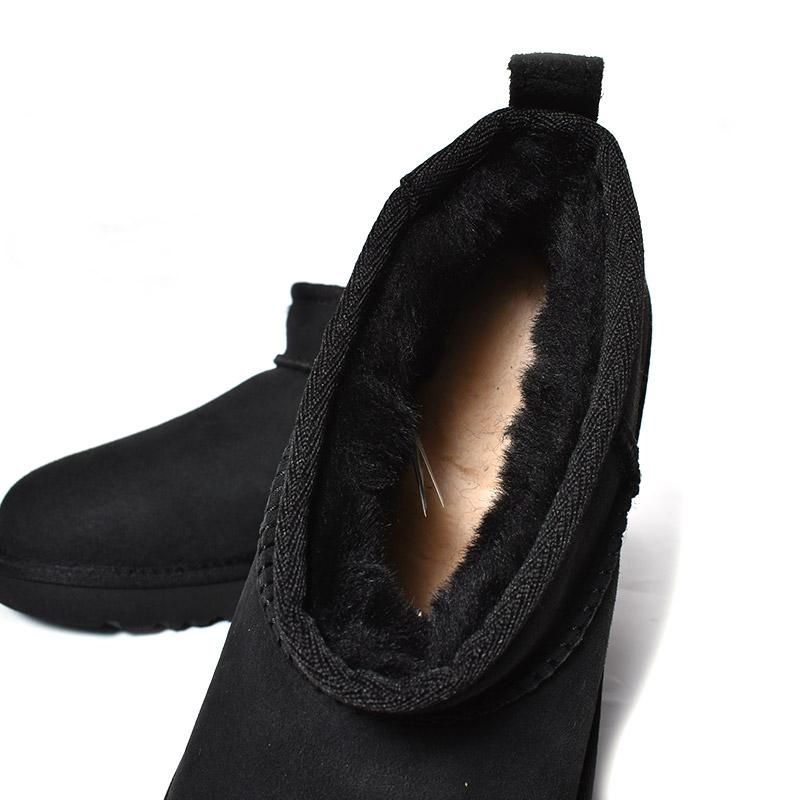 UGG W CLASSIC ULTRA MINI PLATFORM BLACK （アグ クラッシック