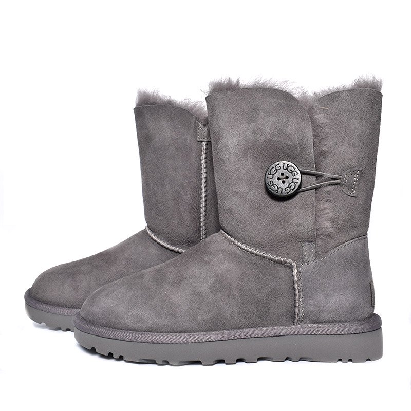 UGG WOMEN BAILEY BUTTON Ⅱ GRAY アグ ムートンブーツ ベイリー