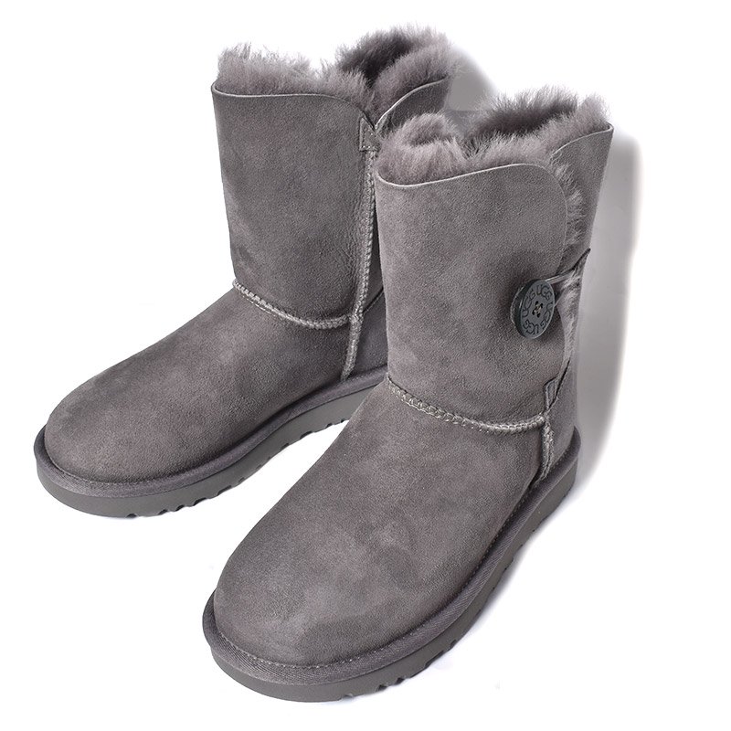 UGG WOMEN BAILEY BUTTON Ⅱ GRAY アグ ムートンブーツ ベイリー 