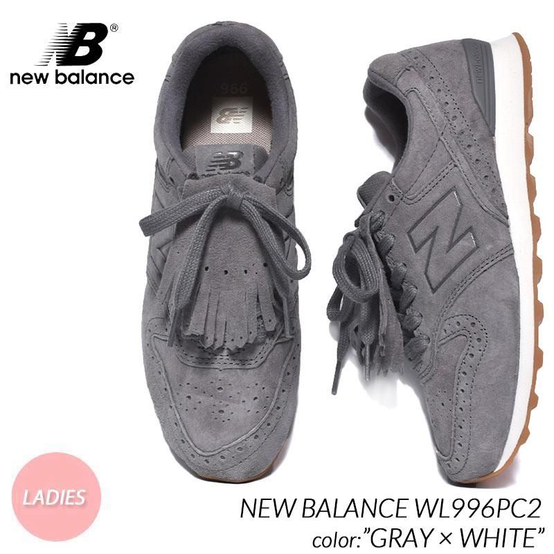 NEW BALANCE WL996PC2 GRAY × WHITE ニューバランス スニーカー ...