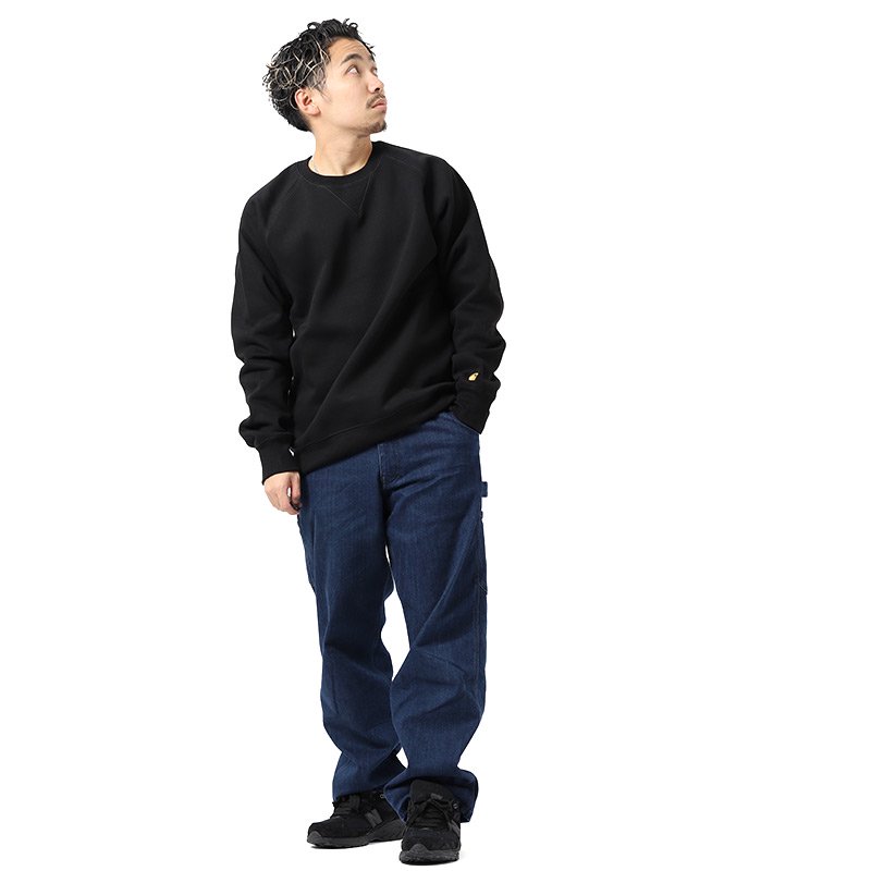 日本未発売 Carhartt WIP CHASE SWEAT SHIRT BLACK カーハート