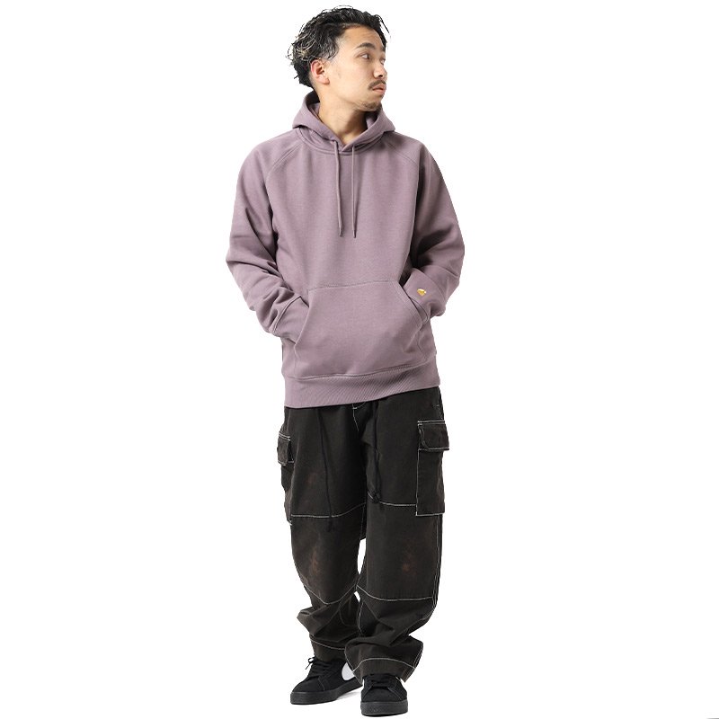 日本未発売 Carhartt WIP HOODED CHASE SWEAT SHIRT PURPLE カーハート