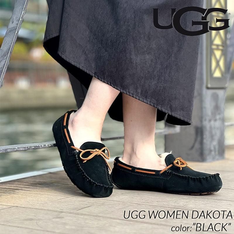 UGG 黒 ダコタ モカシン - スリッポン/モカシン