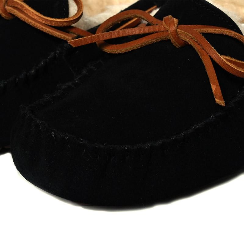 UGG WOMEN DAKOTA BLACK アグ ウィメンズ ダコタ モカシン
