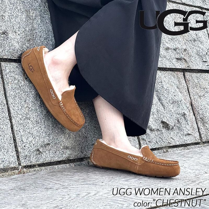 UGG WOMEN ANSLEY CHESTNUT アグ ウィメンズ アンスレー モカシン