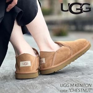 UGG M KENTON BLACK アグ メンズ ケントン スリッポン スリッパ