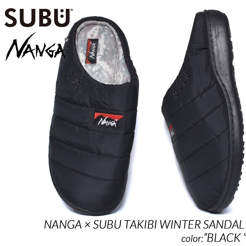 NANGA × SUBU AURORA WINTER SANDAL サイズ カーキ