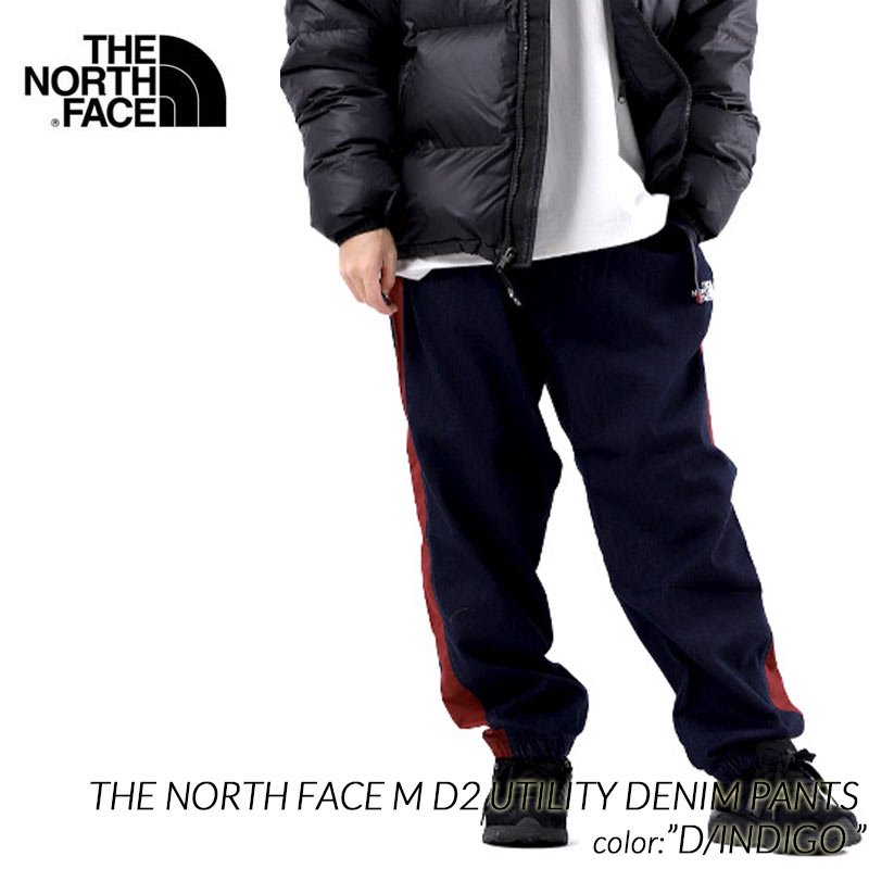 日本未発売 THE NORTH FACE M D2 UTILITY DENIM PANTS D/INDIGO ザ