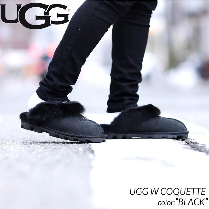 レディースUGG coquette 黒 サンダル - www.obalovydesign.cz