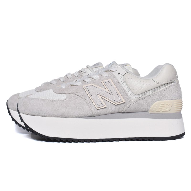 フルオーダー ￼new balance WL574ZAA グレー ベージュ 厚底