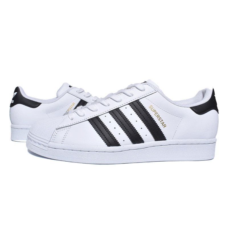 Adidas superstar white 2025 black size 6.5