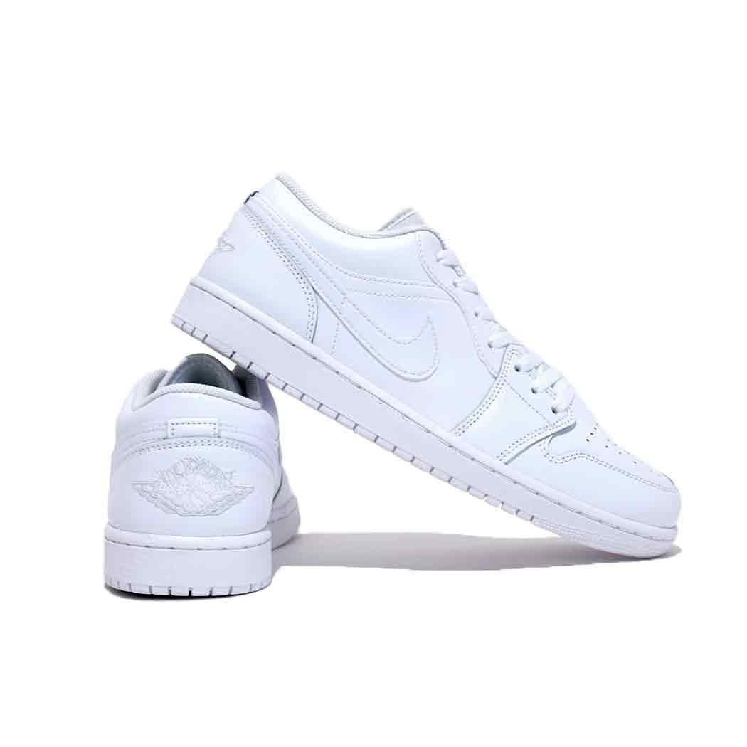 【美品 レア】AIR JORDAN 1 LOW メンズ27.0 トリプルホワイト NIKE AIR JORDAN 1 LOW 