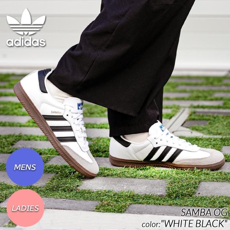 adidas SAMBA OG WHITE BLACK アディダス サンバ オージー スニーカー ( 黒 ブラック 白 ホワイト ガムソール  メンズ レディース ウィメンズ B75806 ) - 海外限定 日本未発売 希少モデル スニーカー ショップ シューズ 大阪 北堀江  プレシャスプレイス【 IMPORT SHOES