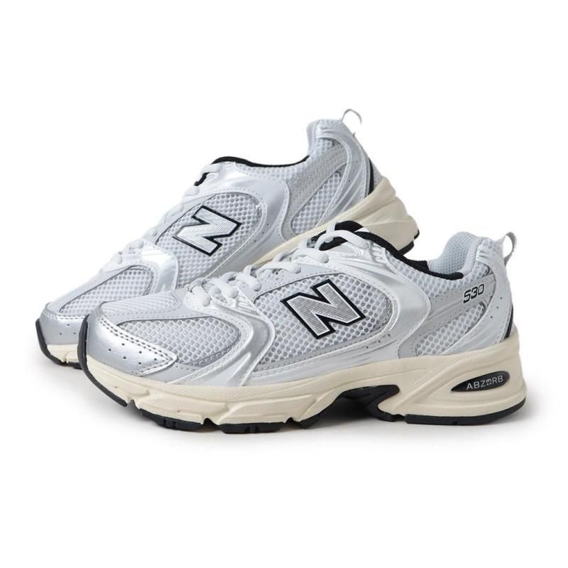 ニューバランス MR530EMA 新品 ホワイト シルバー ブラック 23.0 New Balance NEW BALANCE MR530EMA 