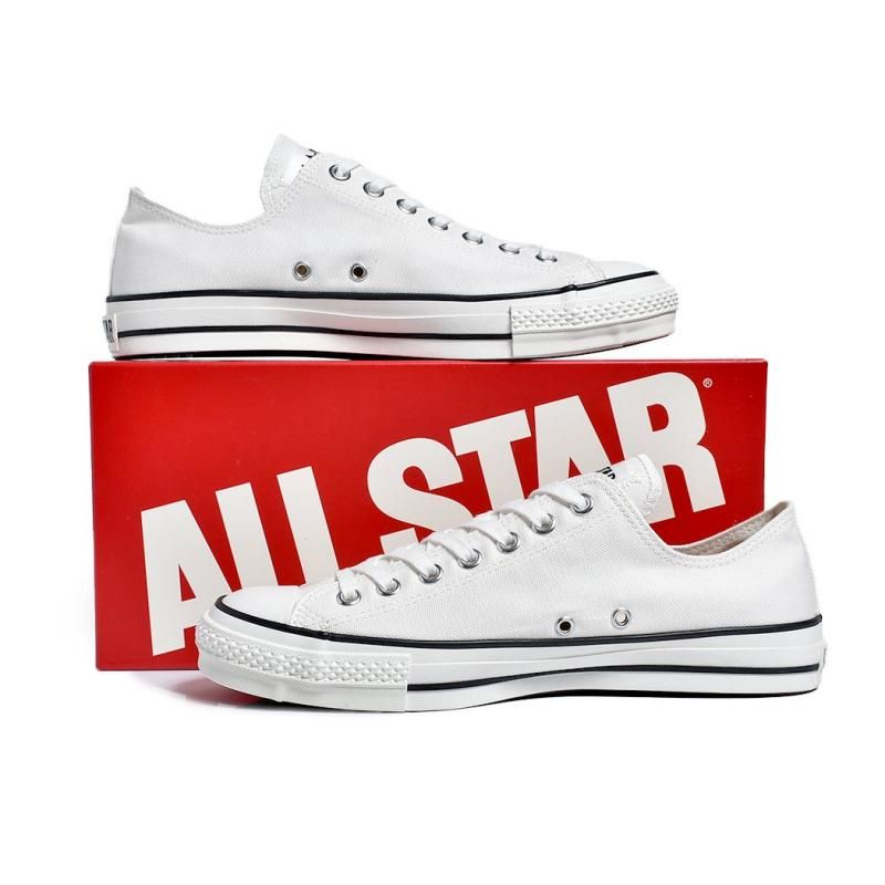 converse ALL STAR J OX 白　24 CONVERSE CANVAS ALL STAR J OX 