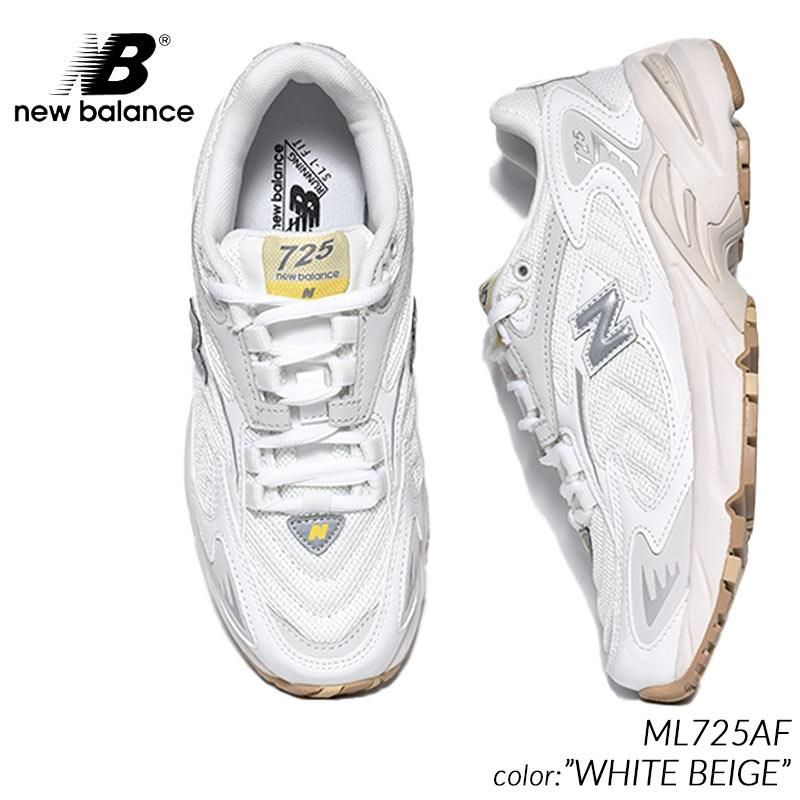 NEW BALANCE ML725AF WHITE BEIGE ニューバランス スニーカー ( 白 ホワイト ベージュ 530 メンズ レディース  ウィメンズ ) - 海外限定 日本未発売 希少モデル スニーカー ショップ シューズ 大阪 北堀江 プレシャスプレイス【 IMPORT SHOES u0026  CLOTHES SHOP PRECIOUS