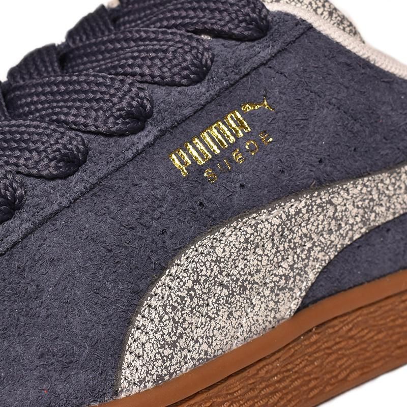マルボン PUMA スエード ネイビー ゴルフシューズ PUMA SUEDE VTG AGED MIJ ATMOS LIMOGES-WHISPER WHITE（プーマ