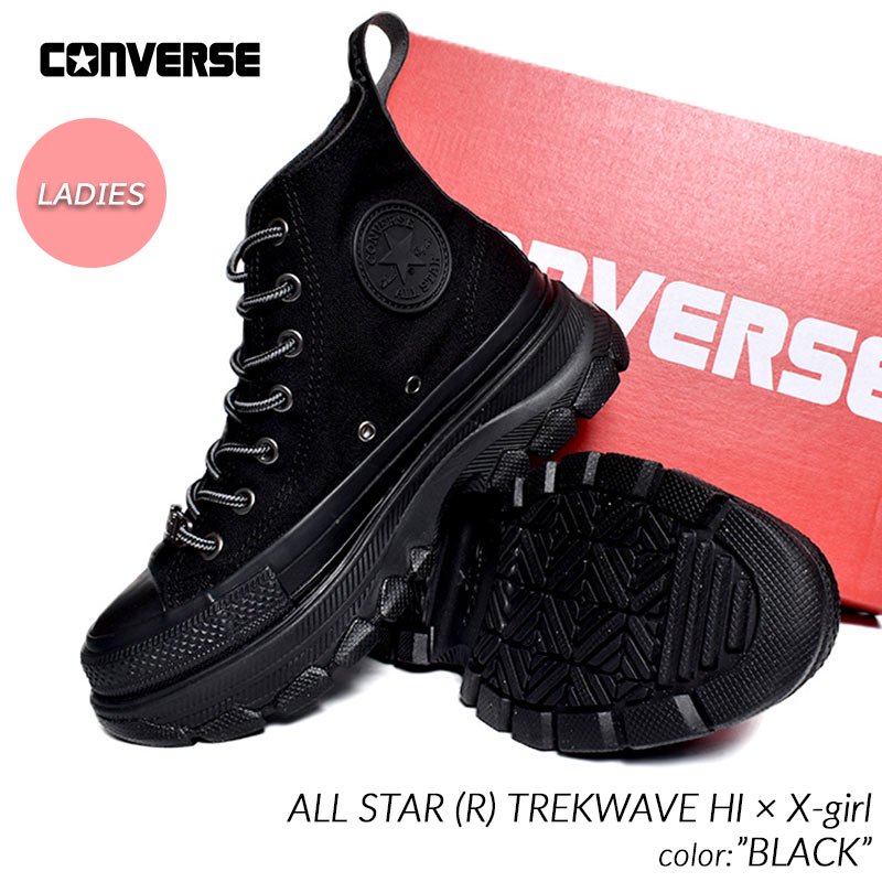 X-girl × CONVERSE ALL STAR (R) TREKWAVE HI エックスガール