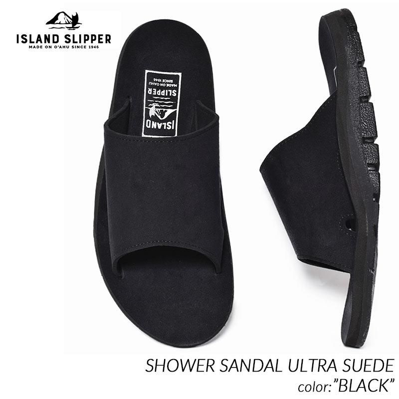 ISLAND SLIPPER アイランドスリッパ サンダル ブラックスエード