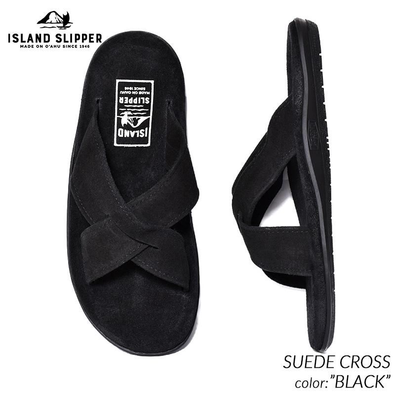 ISLAND SLIPPER SUEDE CROSS 