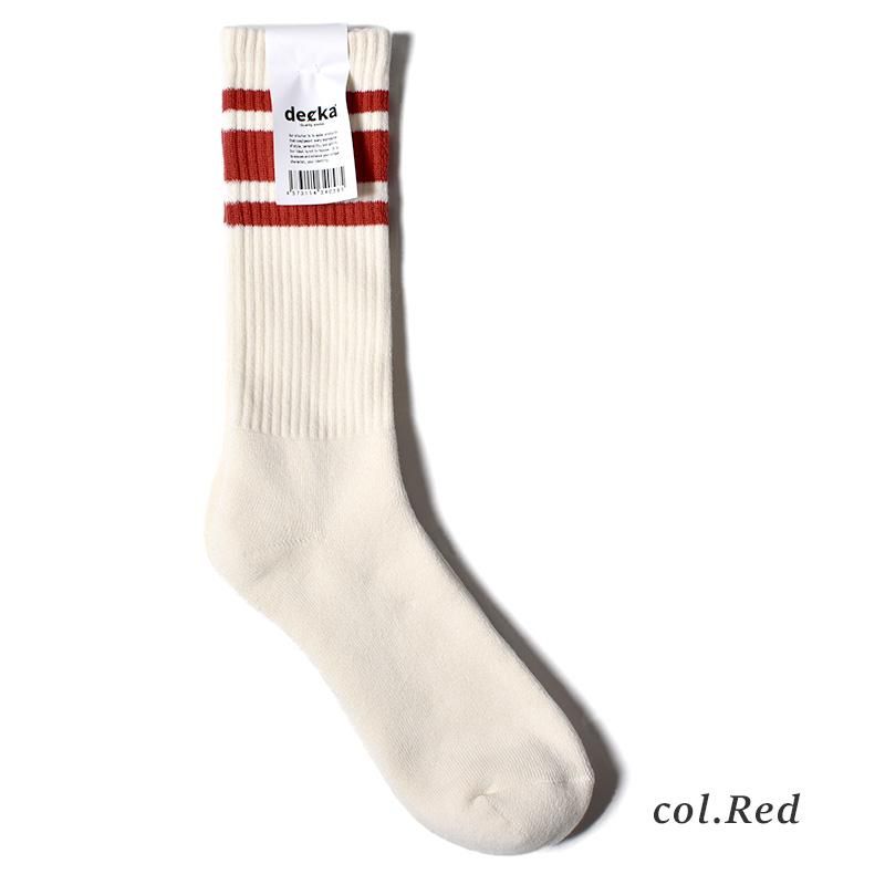 レディース】decka -quality socks- 80's Skater Socks | 2nd