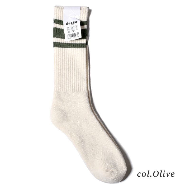 メンズ】decka -quality socks- 80's Skater Socks | 2nd Collection