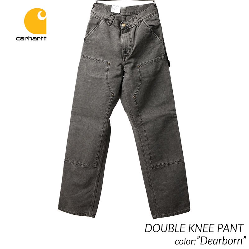 デニムカラーデザインブルーCARHARTT double knee pants カーハート デニム