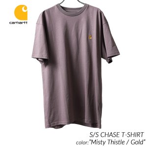 CARHARTT WIP S/S CHASE T-SHIRT Misty Thistle カーハート ショートスリーブ チェイス Tシャツ 半袖 メンズ レディース I026391-419