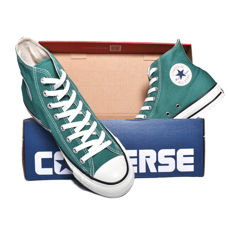 新品 25.5cm CONVERSE ALLSTAR グリーン 希少 男女兼用 - 靴