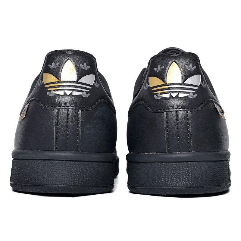 Adidas stan hotsell smith black gold