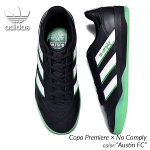 日本未発売 No Comply × adidas Copa Premiere “Austin FC”アディダス コパ プレミア スニーカー ( 海外限定 黒 ブラック SKATE ID2402 )