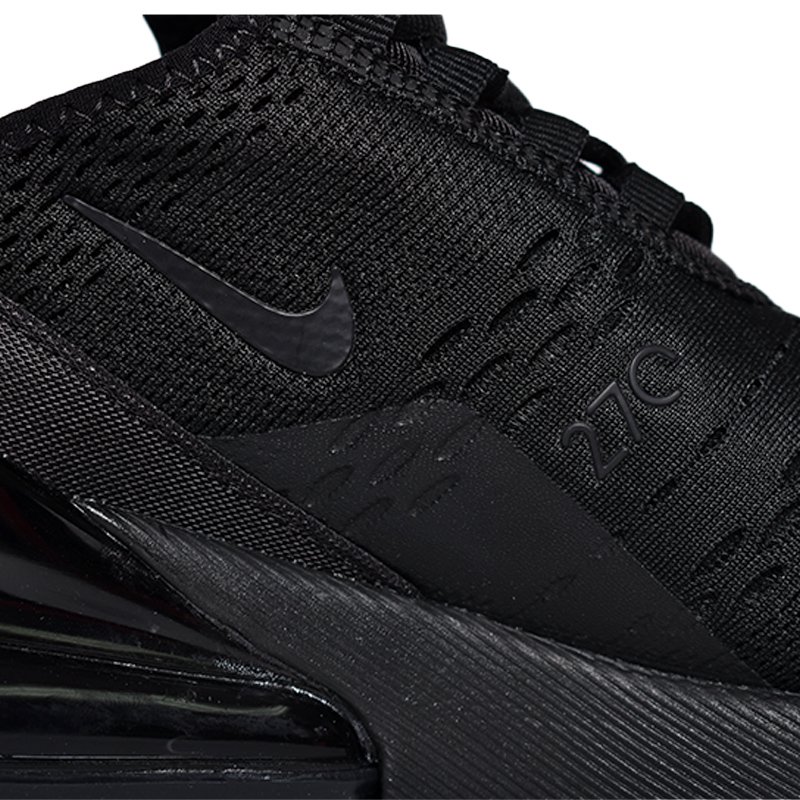 Nike air max 270 womens triple black on sale